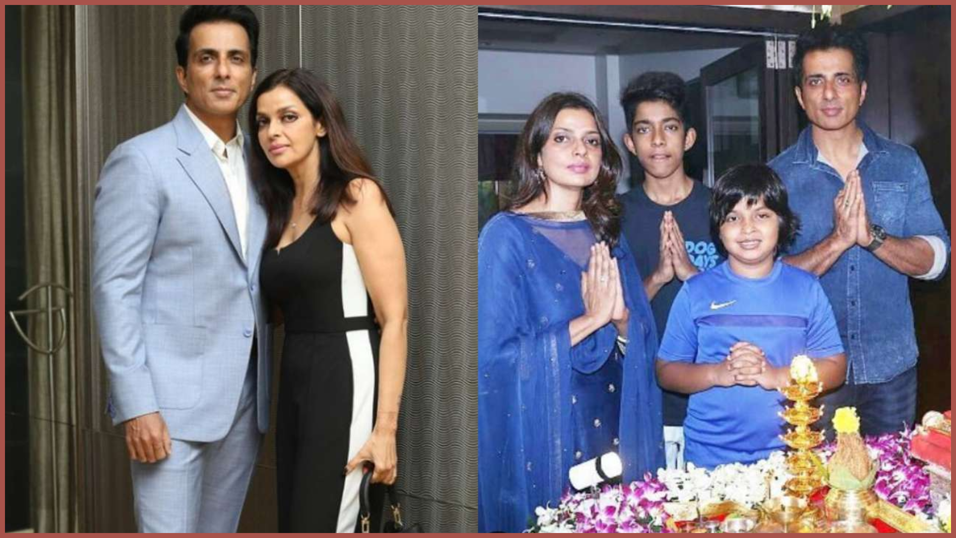 Sonu Sood and his Family