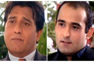 Akshaye Khanna and Vinod Khanna