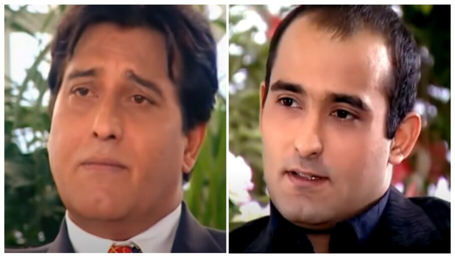 Akshaye Khanna and Vinod Khanna