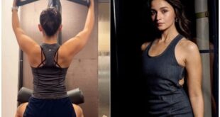 Alia Bhatt in GYM