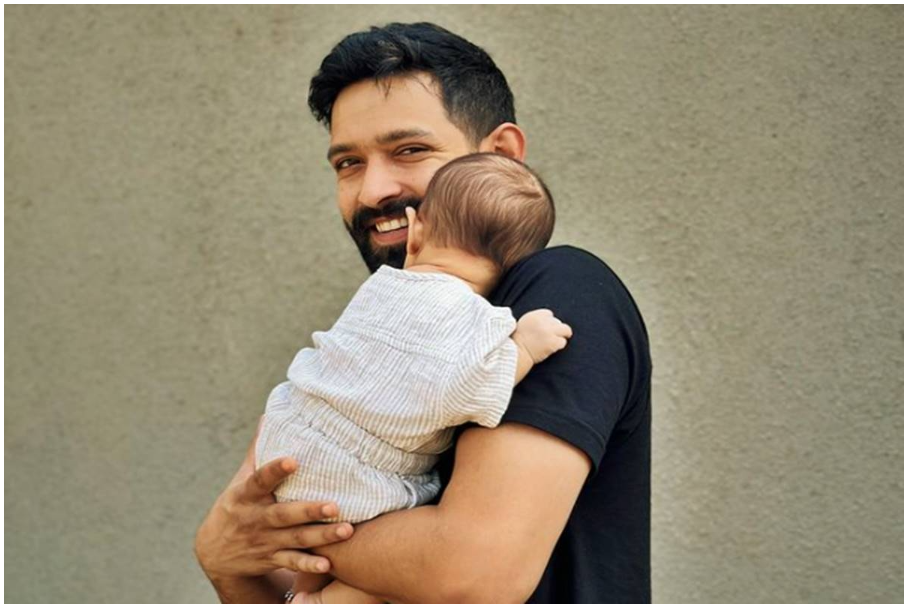 Vikrant Massey with his Child