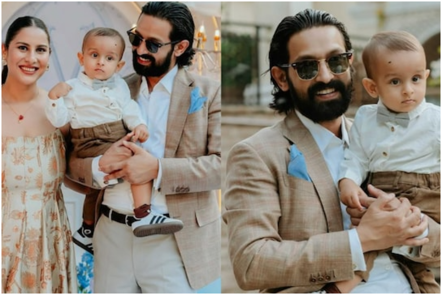 Vikrant Massey with his Family