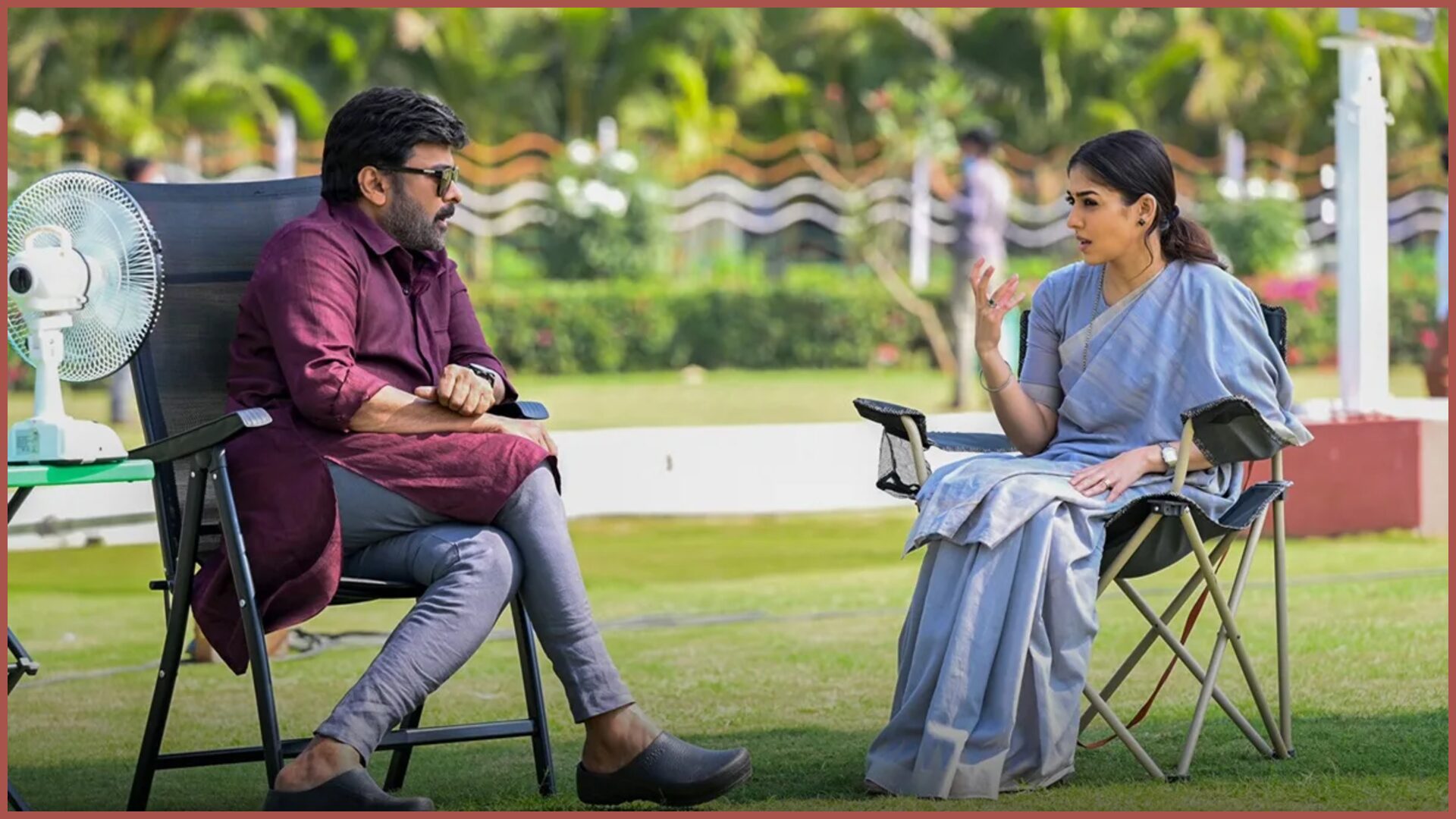 Chiranjeevi and Nayanthara