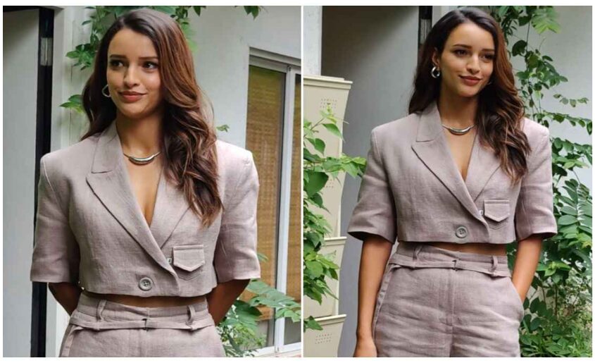Tripti in coat