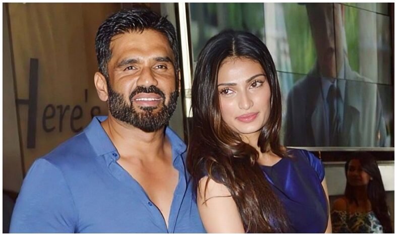 Suniel shetty and athiya shetty