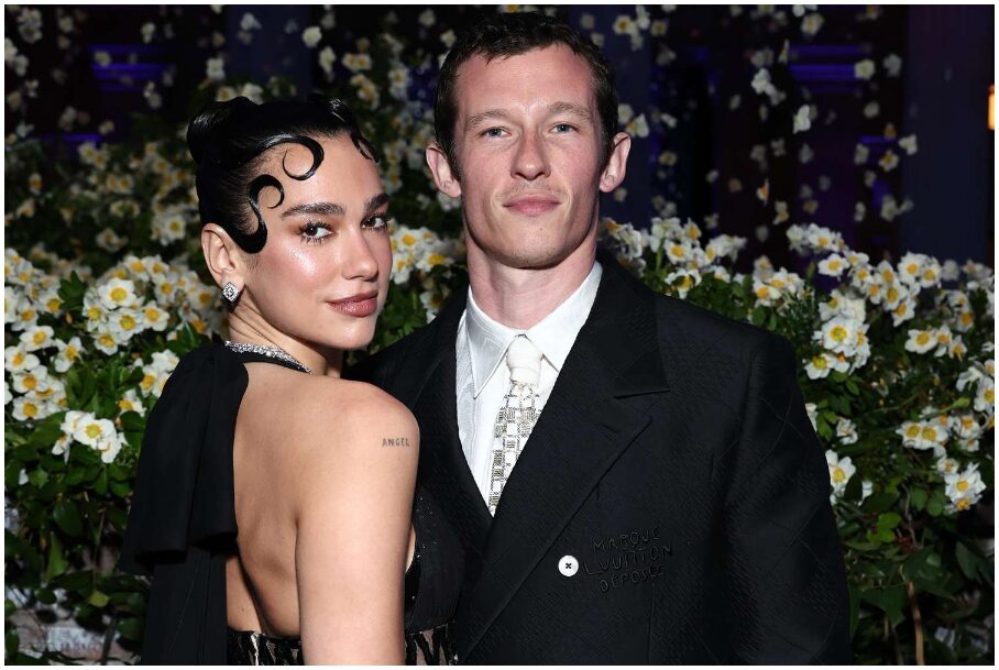 Dua Lipa and Callum Turner
